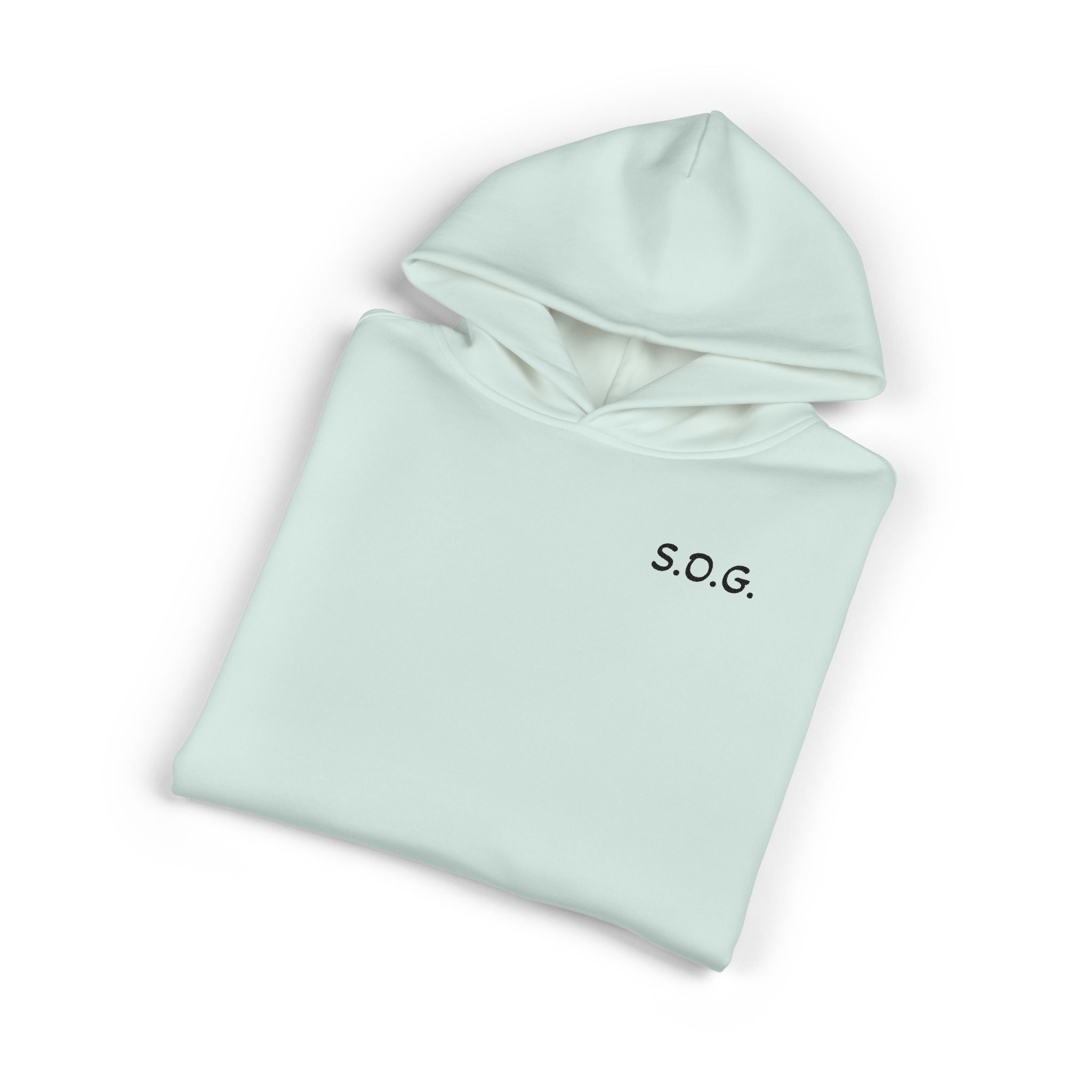 S.O.G. Relaxed Hoodie — Minimal Chest Logo Casual Pullover