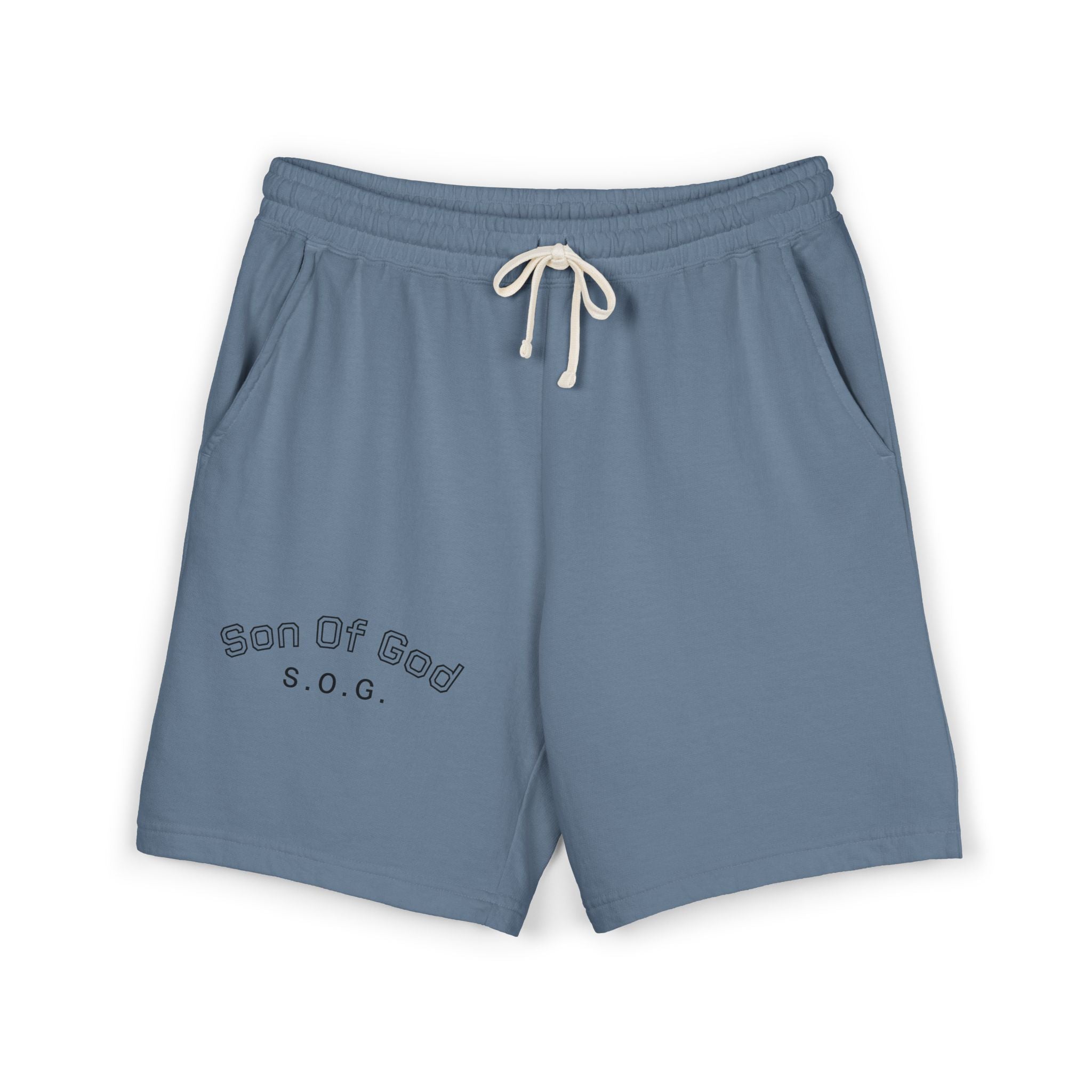 Son of God S.O.G. Fleece Sweat Shorts — Garment-Dyed Lightweight Lounge Shorts