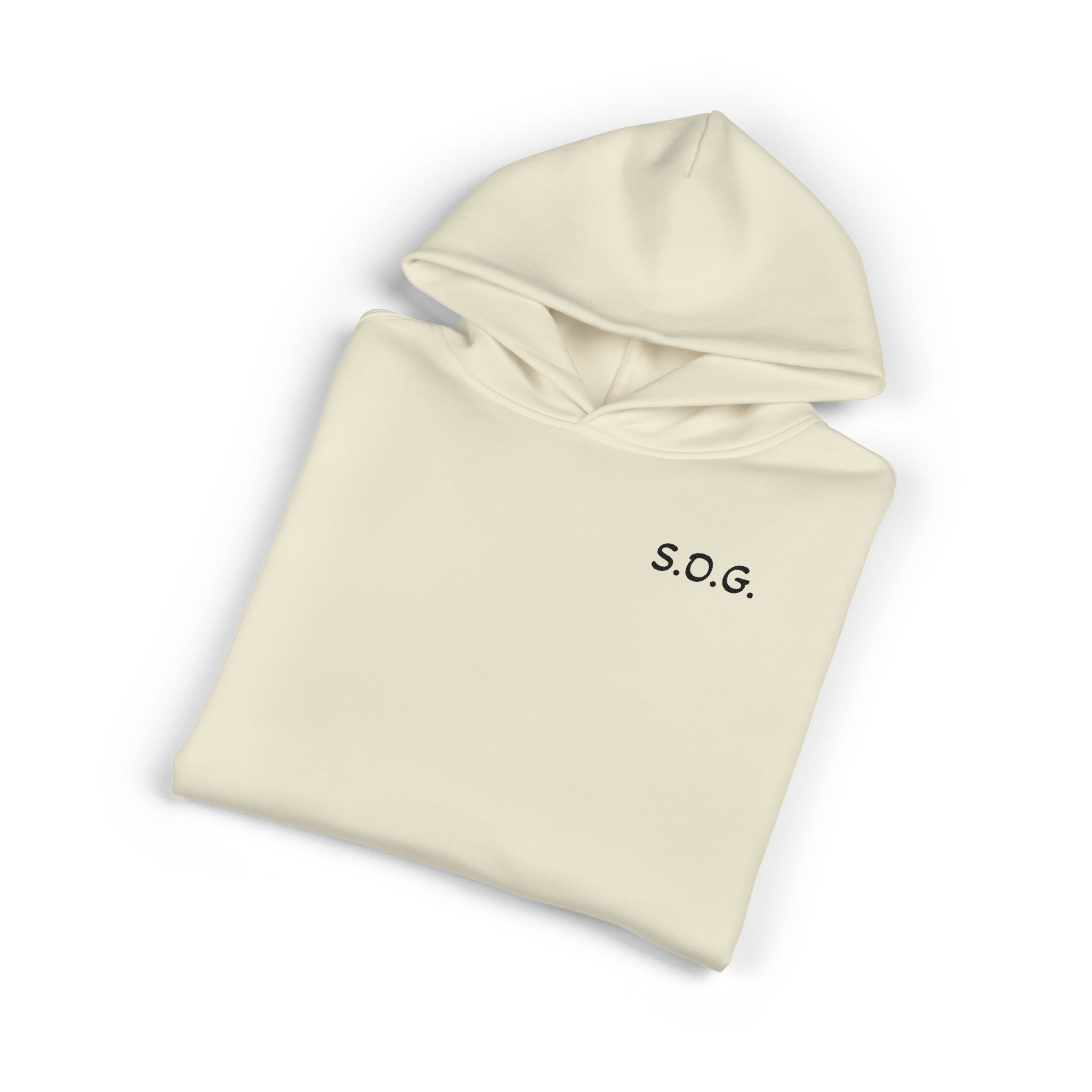 S.O.G. Relaxed Hoodie — Minimal Chest Logo Casual Pullover