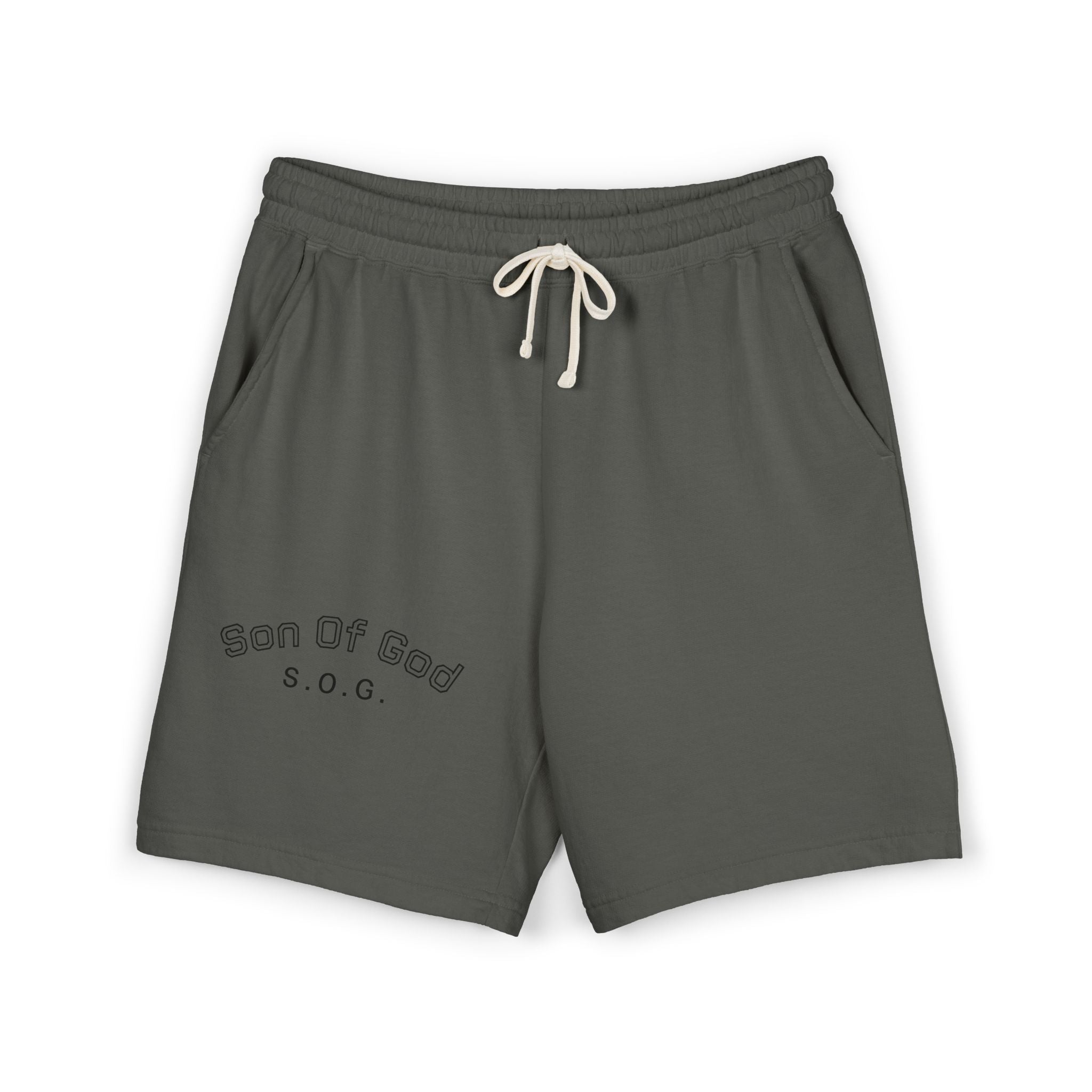 Son of God S.O.G. Fleece Sweat Shorts — Garment-Dyed Lightweight Lounge Shorts