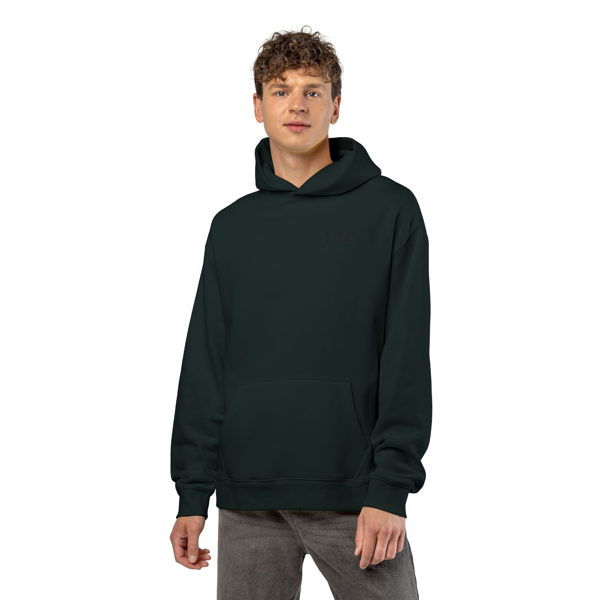 S.O.G. Relaxed Hoodie — Minimal Chest Logo Casual Pullover