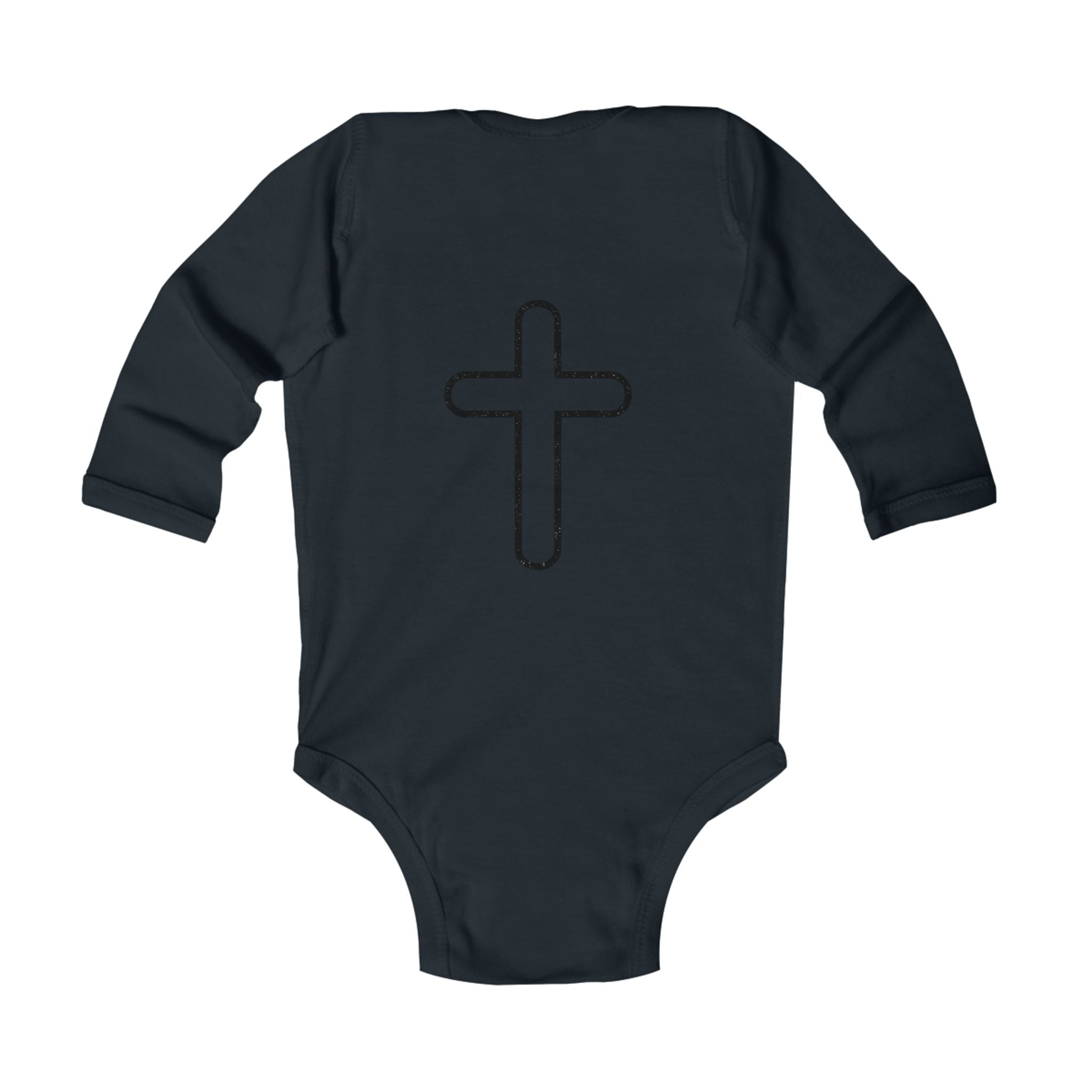 Infant Bodysuit - "S.O.G. Son of God" Christian Long Sleeve Onesie with Cross Back