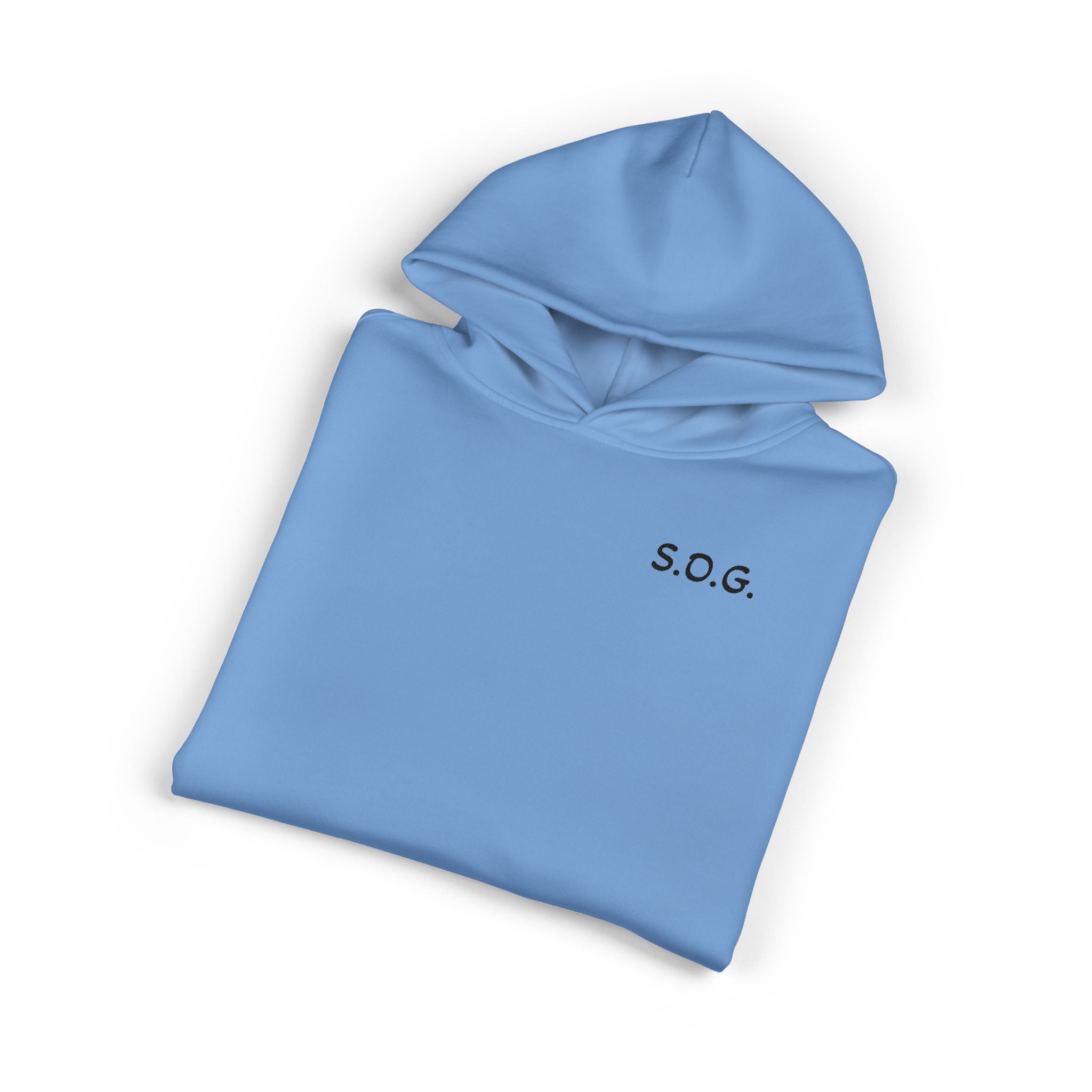 S.O.G. Relaxed Hoodie — Minimal Chest Logo Casual Pullover