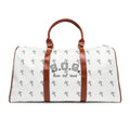 Son of God (S.O.G.) Waterproof Travel Bag — White Cross Pattern Christian Duffel