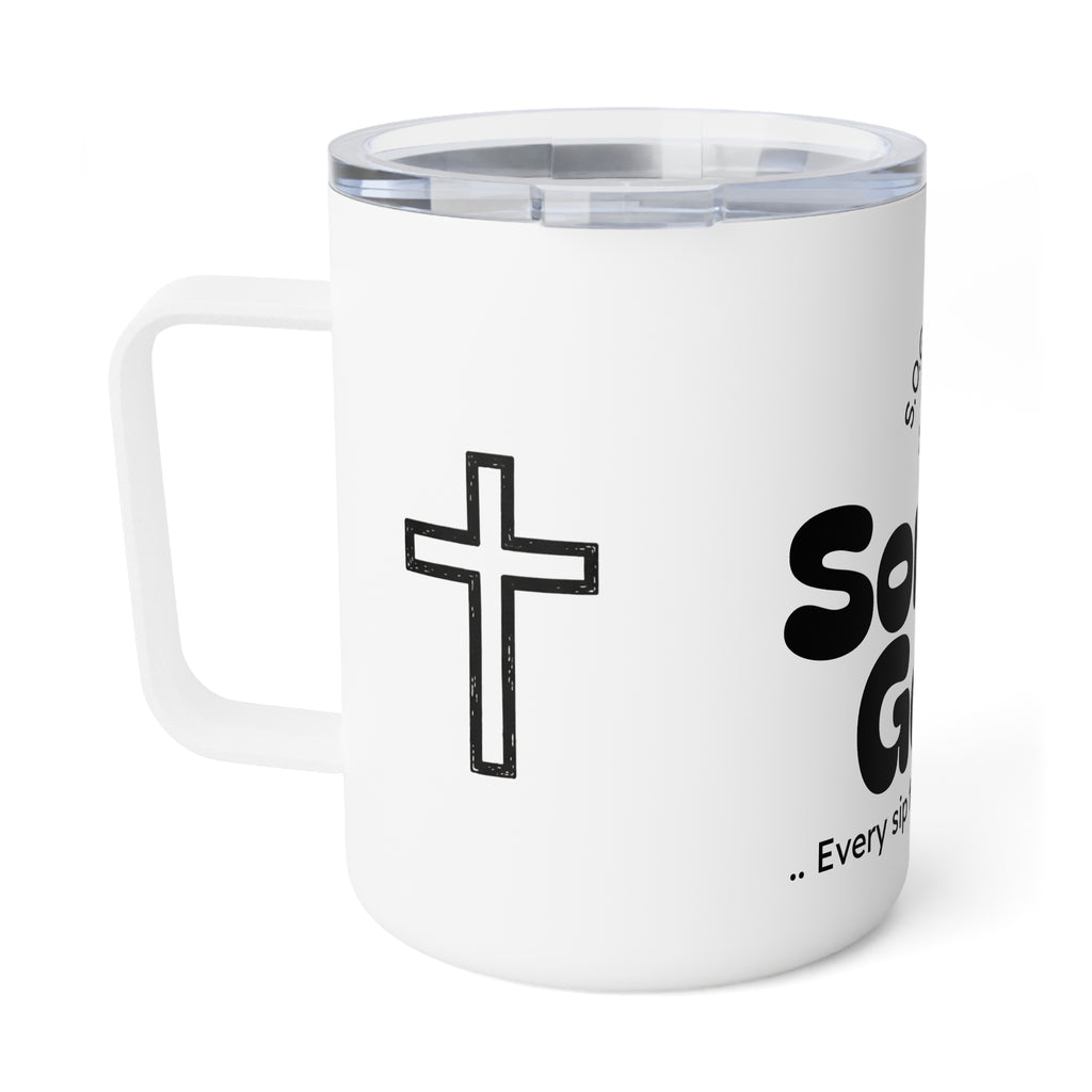 Son of God 10oz Insulated Coffee Mug – Christian Faith Travel Mug (“Every sip feels like heaven”)