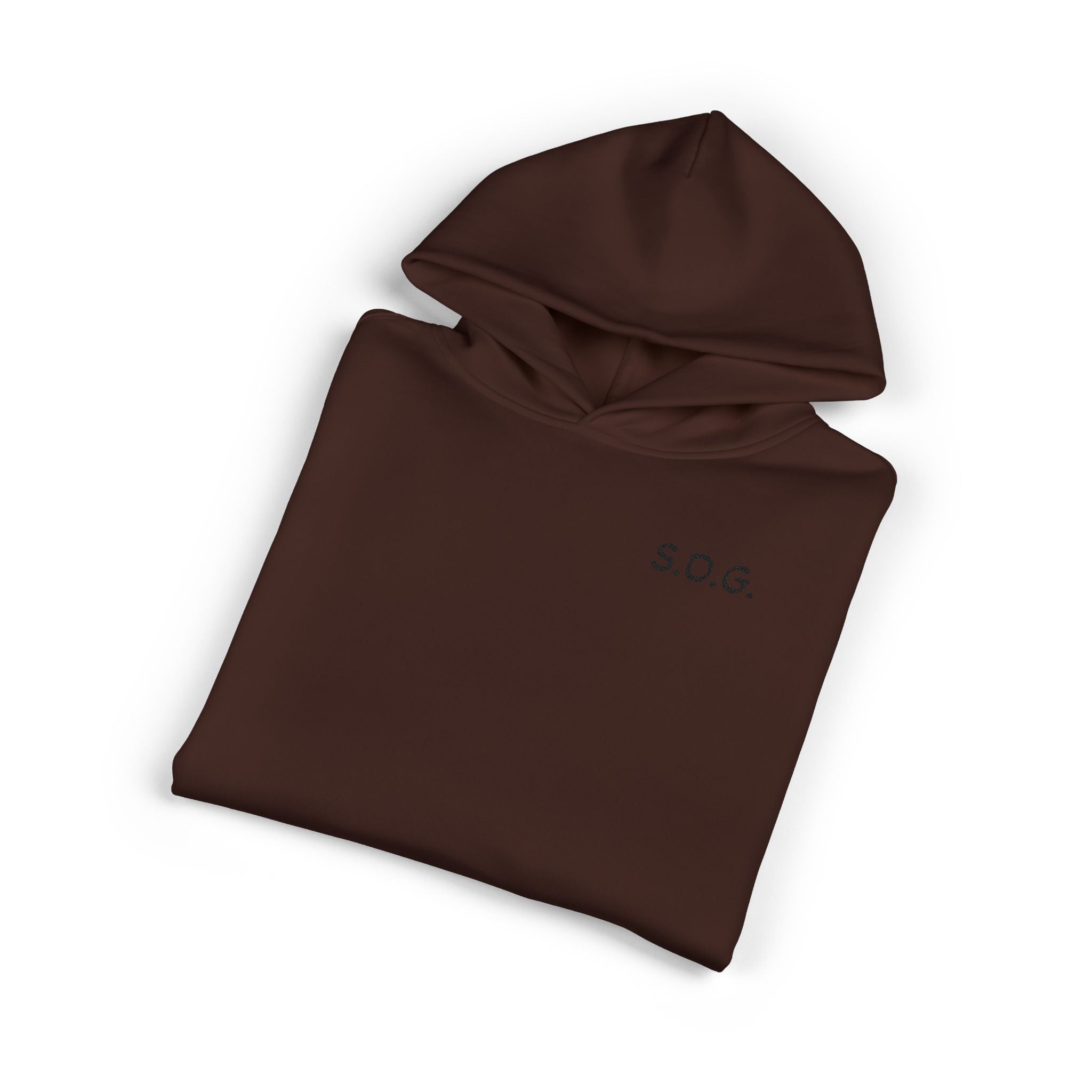 S.O.G. Relaxed Hoodie — Minimal Chest Logo Casual Pullover