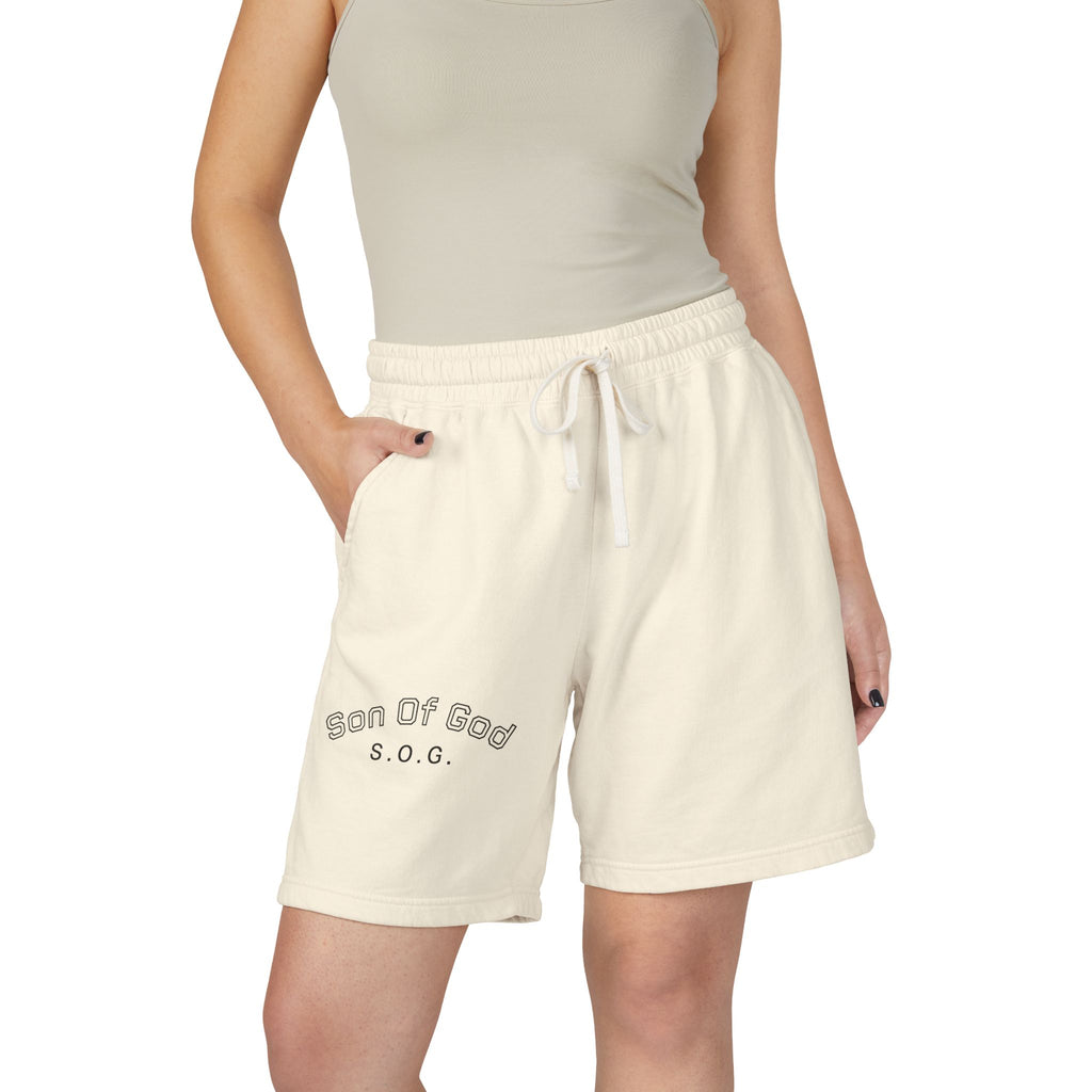 Son of God S.O.G. Fleece Sweat Shorts — Garment-Dyed Lightweight Lounge Shorts