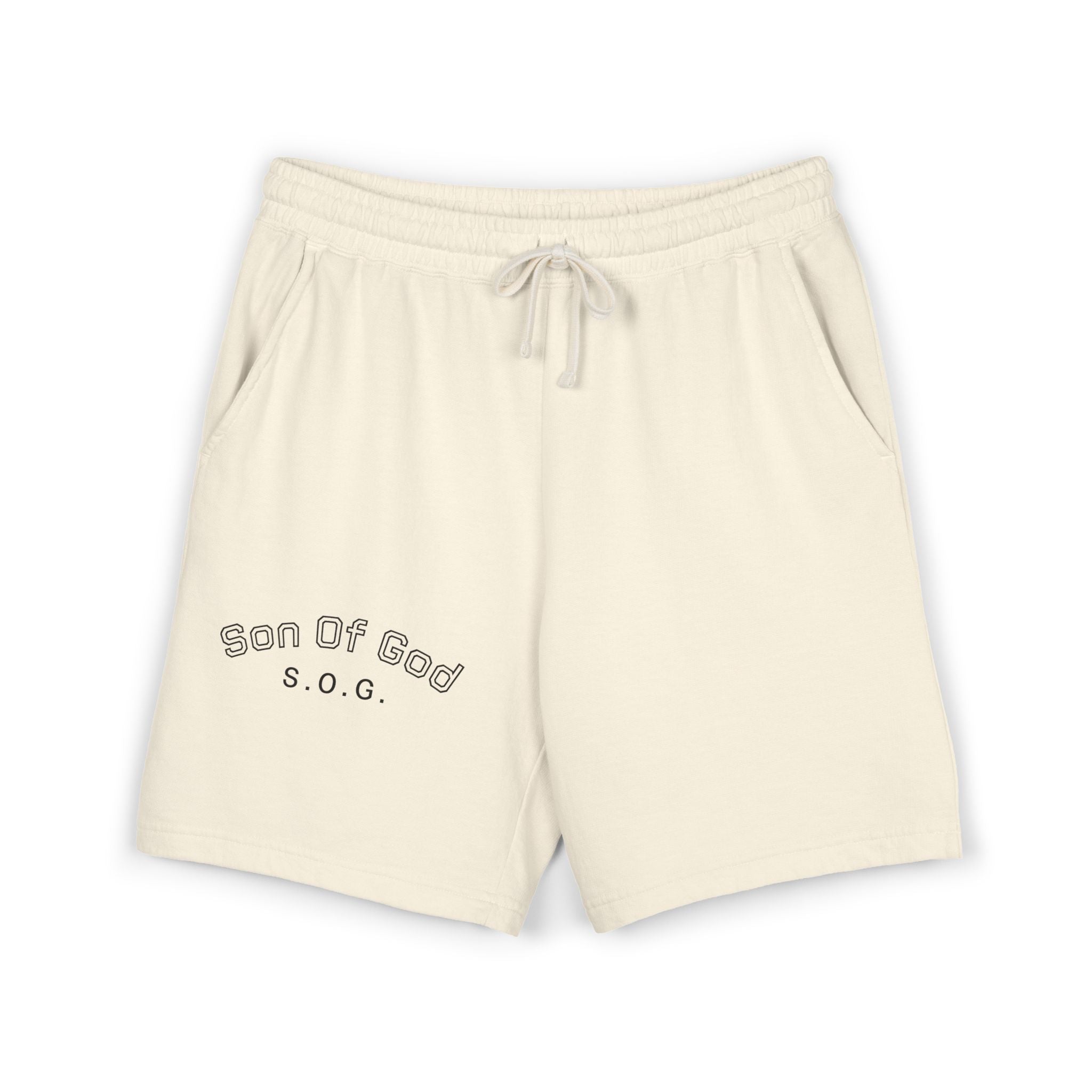 Son of God S.O.G. Fleece Sweat Shorts — Garment-Dyed Lightweight Lounge Shorts